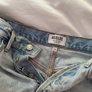 Agolde denim shorts
